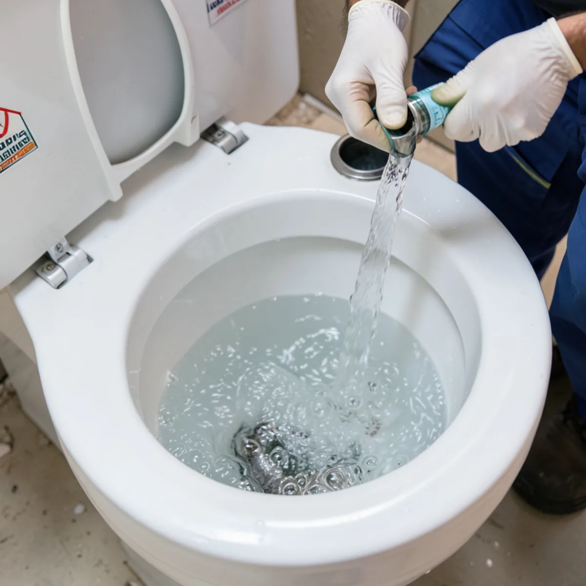 Toilet gurgling and bubbling when washing machine drains into laundry stack